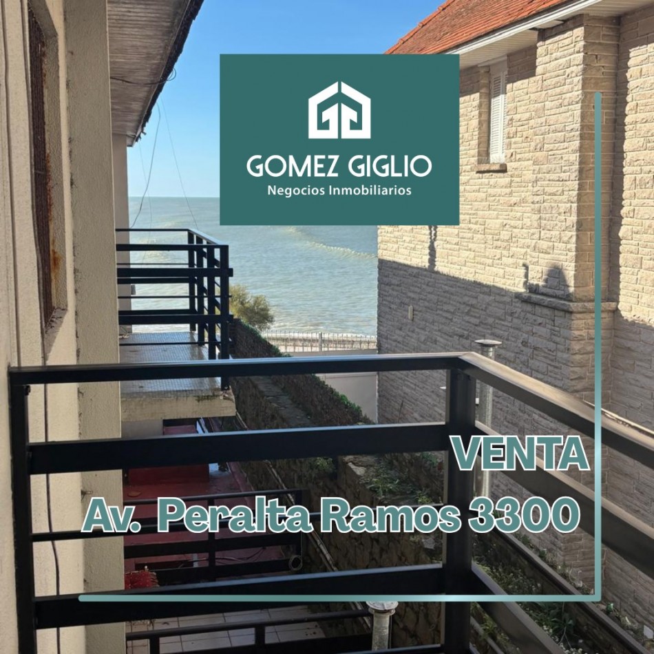 EN VENTA - DEPARTAMENTO CON VISTA AL MAR DESDE EL BALCON. UBICACION PRIVILEGIADA - FRENTE A PLAYA VARESE